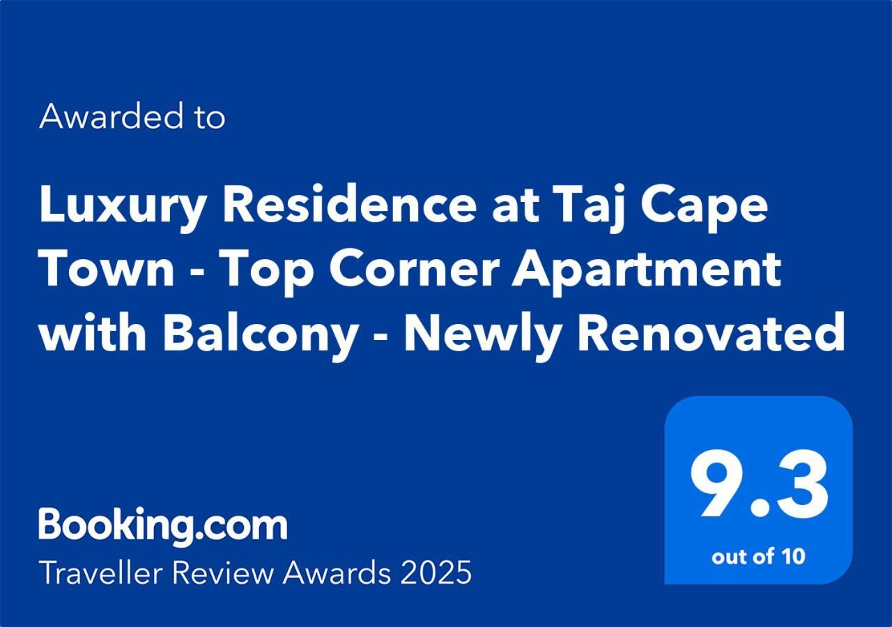 Luxury Residence At Taj Cape Town - Top Corner Apartment With Balcony - Newly Renovated Zewnętrze zdjęcie